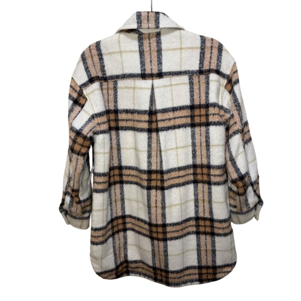 Old Navy Printed Flannel Long Utility Shacket for Women - S - Picture 7 of 8